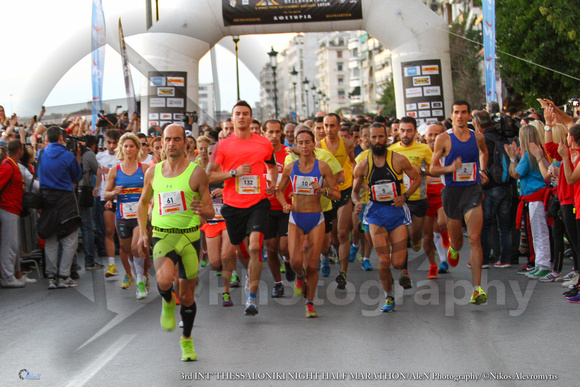 3rd Int' Thessaloniki Night Half Marathon 2014